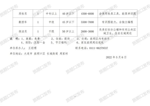 龙口西城最新招聘信息汇总