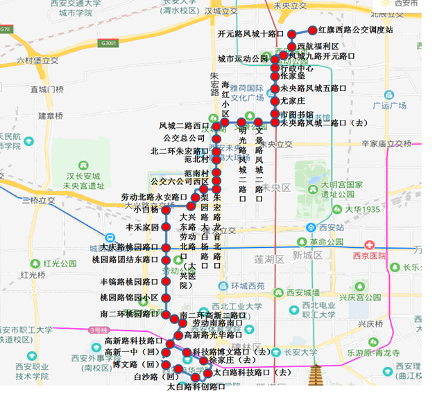 古都西安最新市区地图概览，现代面貌一览无余